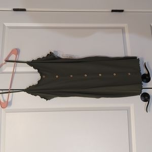 🤩👗🤩 No Boundaries Button Front Rib Dress 🤩👗🤩